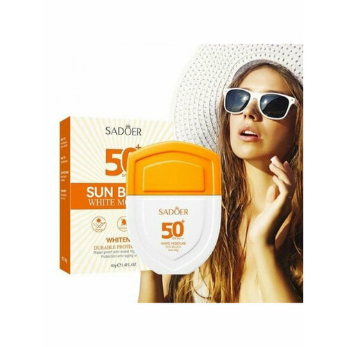 Солнцезащитный крем SADOER SPF50, 40 грамм