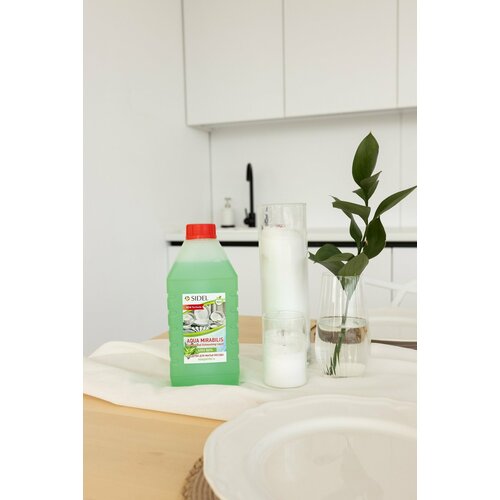 Средство для мытья посуды, Сидель, концентрат+, Aqva Mirabilis, 1 л