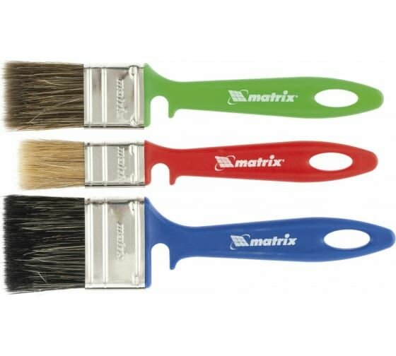 Набор кистей Универсальный 25мм, 35мм, 50мм MATRIX Color Line 83399