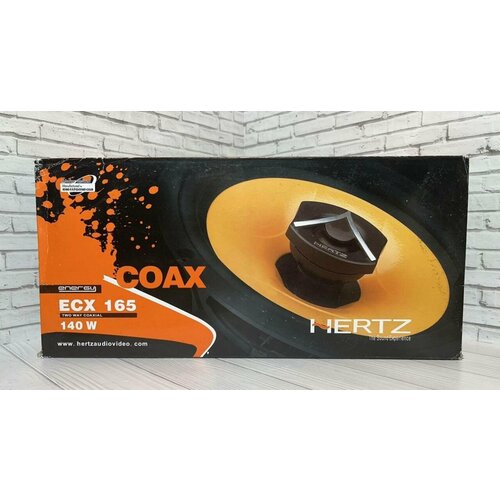 Автомобильные динамики Nertz ECX165 Комплект из 2 штук Коаксиальная акустика 2-х полосная 16 См 6 Дюйм 140 Вт 5000₽