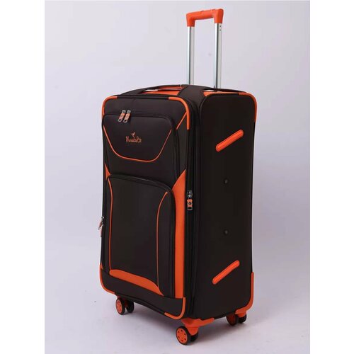 Чемодан NurstaR, оранжевый, коричневый