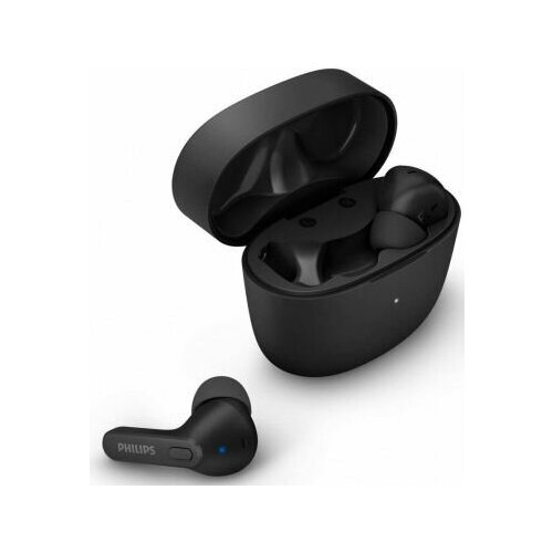 Гарнитура Philips вкладыши черный беспроводные bluetooth в ушной раковине 3719₽