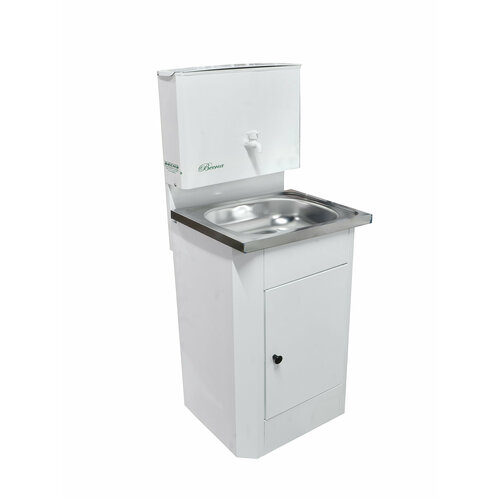 Умывальник Весна без ЭВН тумба нерж мойка 4050 V-бака 17л белый 5847₽
