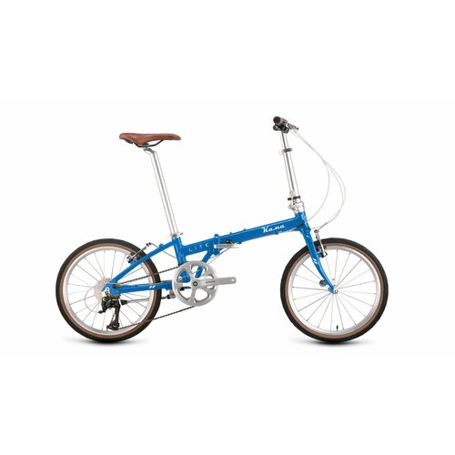 Складной велосипед KAMA Lite 20 2024 рама 14 голубойсеребристый 55820₽