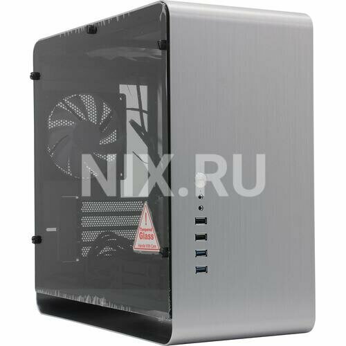 Корпус Jonsbo UMX3 Silver (Window version) серебристый