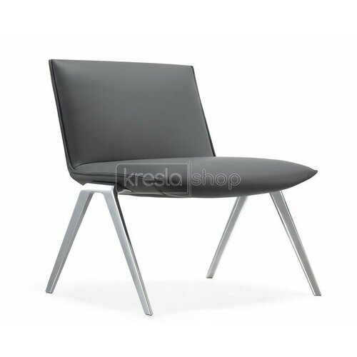 Конференц-кресло Kayak F2313 Chrome NXPU9721 grey серая экокожа премиум