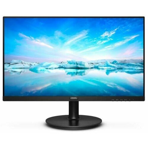 ЖК монитор PHILIPS 241V8LA 238 Panel VA 1920x1080 169 75Hz Matte 4 мс Колонки Наклон Цвет черный 241V8LA 1172900₽