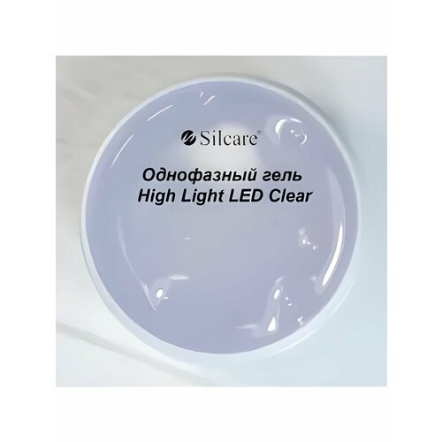 Гель для наращивания ногтей Silcare Hight Light LED Clear, 100 гр.