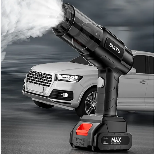 Ручной автомобильный пылесосБеспроводной пылесос для сухой и влажной чисткиВремя работы 30 мин от аккумулятораЧёрный 299900₽