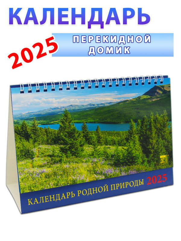Календарь-домик на 2025 год "Родная природа"