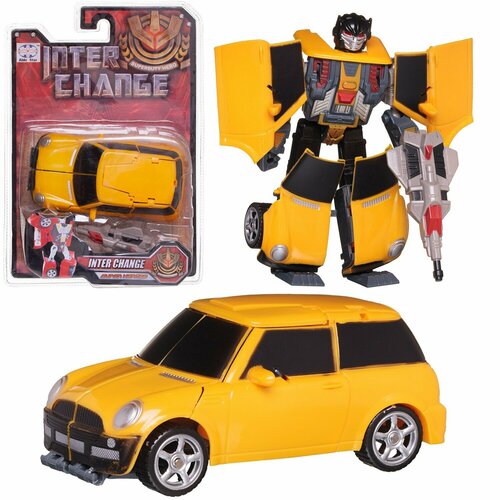 Машина-трансформер InterChange желтая 1 (трансформация в робота) 9391/модель5