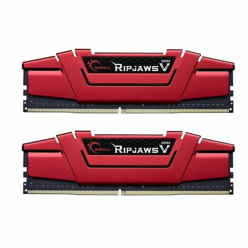 Оперативная память GSkill Ripjaws V Red F4-2400C15S-8GVR DIMM DDR4 8 ГБ - DDR4 8 ГБx1шт 2400 МГц 692300₽