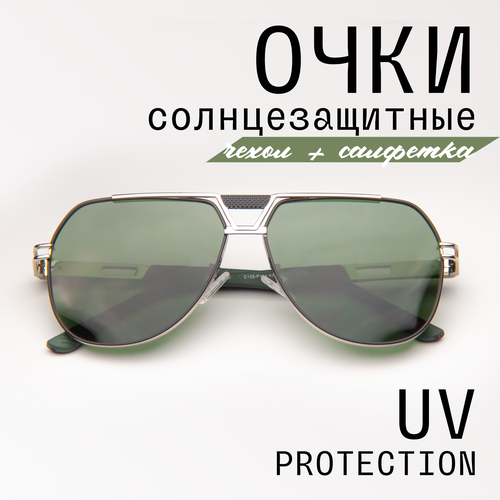 Солнцезащитные очки MIOFORM черный серебряный 2500₽