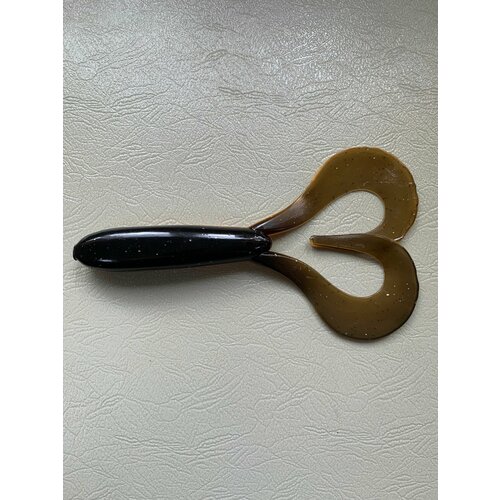 Мягкая силиконовая приманка Лягушка (Pike Frog Ширасу), цвет Черно-оранжевый (Black-Orange), вес 50 гр, уп. 1 шт.