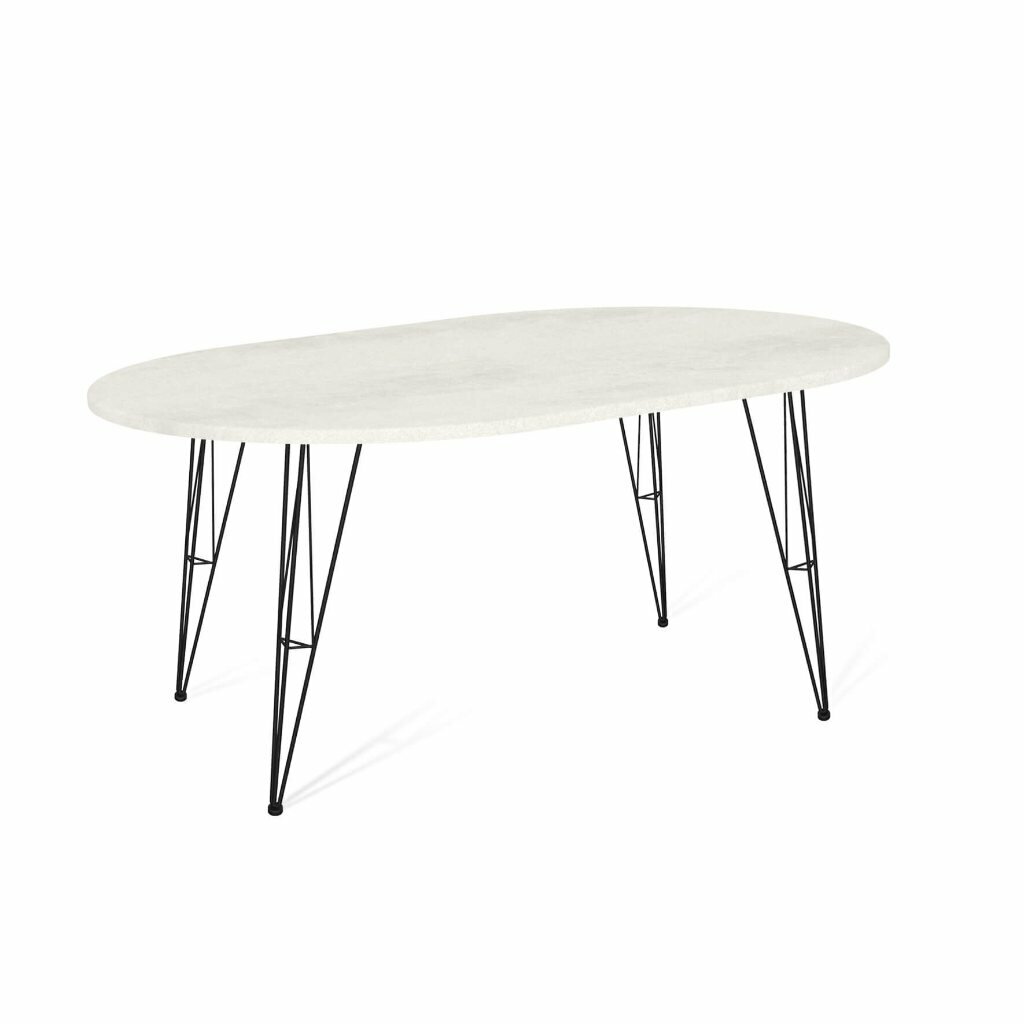 Кухонный стол Sheffilton SHT-TU10/TT 120-80 белый МДФ 76х120х80 см