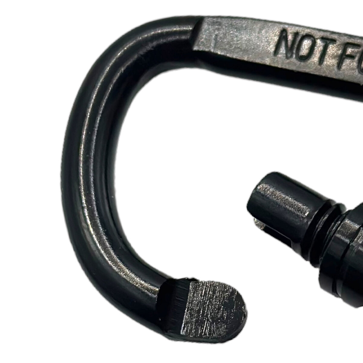 Черный туристический карабин — фото 1