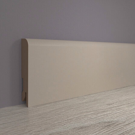 Изображение товара Плинтус МДФ напольный Лука ПЛ 80МДФ, 16х80 мм, длина 2,7 м, капучино 4068