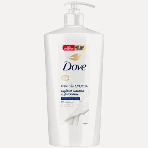 Изображение товара Гель-крем для душа Дав (dove) DOVE Глубокое питание и увлажнение, 610 мл