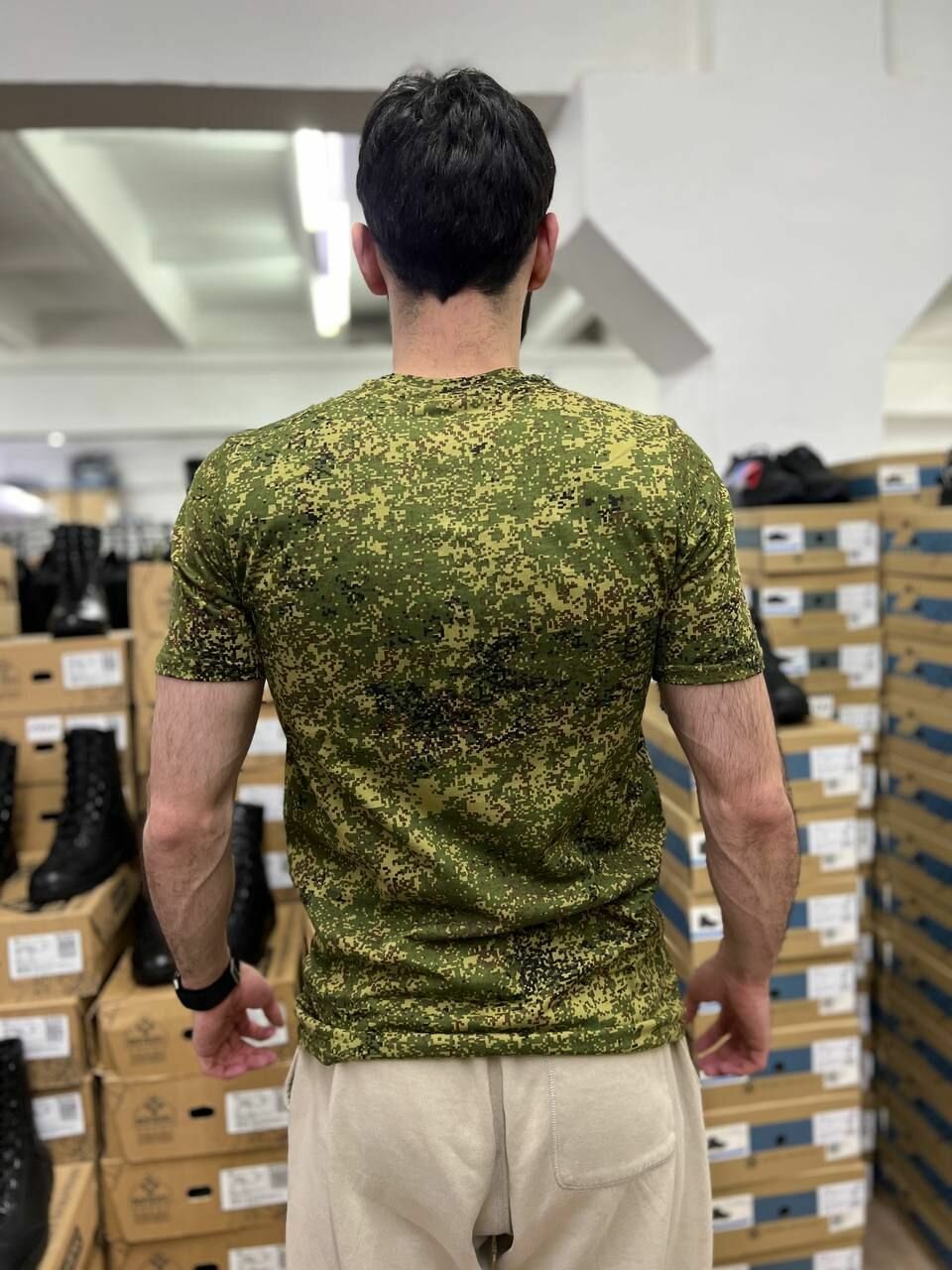 Футболка спортивная ГОРЕЦ, размер 54, зеленый — фото 1