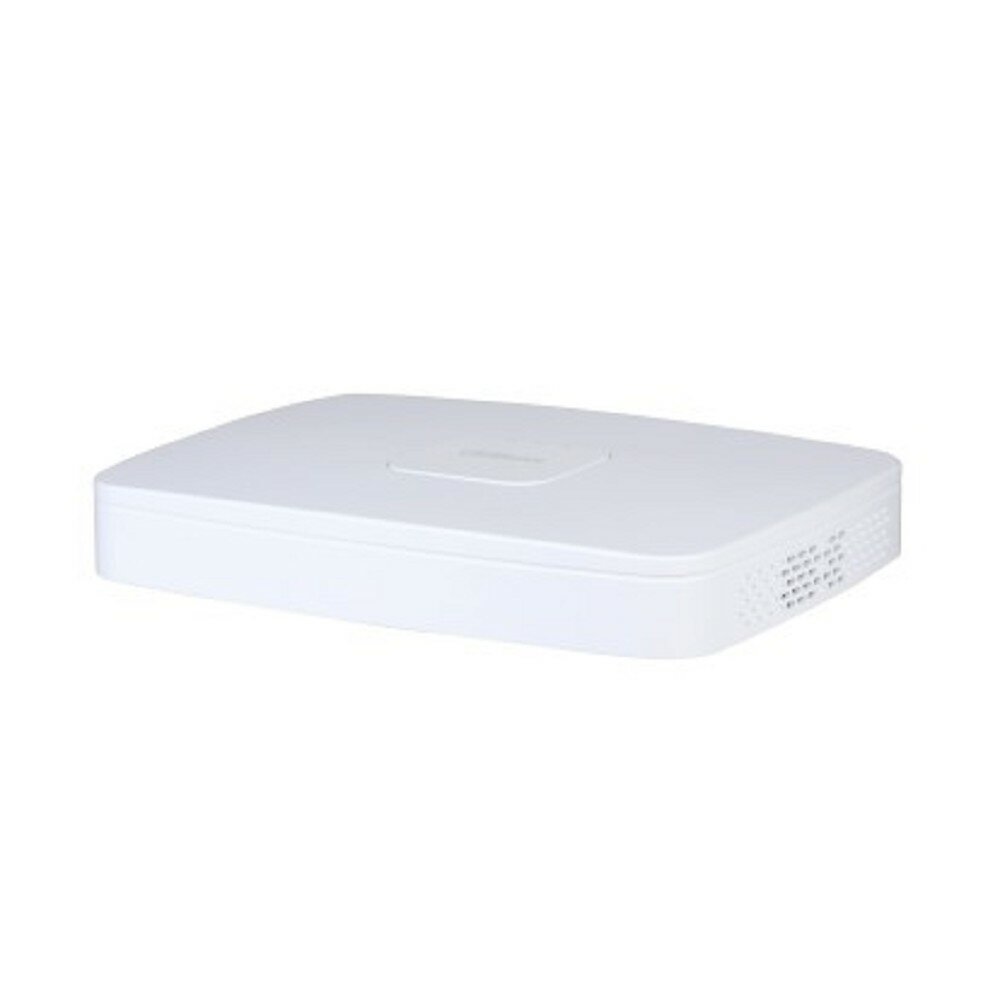 DAHUA Видеорегистраторы DHI-NVR4108-8P-EI 8-канальный IP-видеорегистратор c PoE, 4K, H.265+, видеоаналитика, входящий поток до 256Мбит с, 1 SATA III