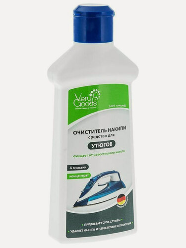 Изображение товара Очиститель накипи для утюгов Verygoods концентрированный, 250 мл (VG-602)
