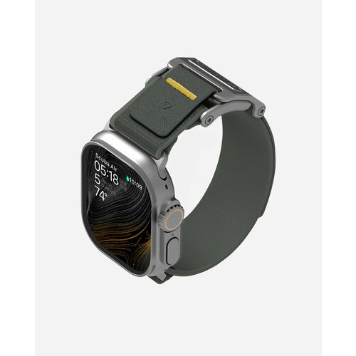 Тонкий ремешок Aulumu A11 с магнитной пряжкой для Apple Watch зеленый 6999₽