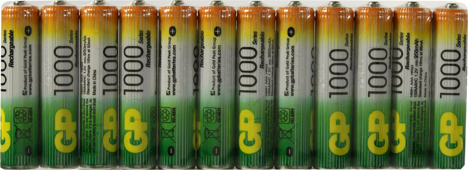 Аккумулятор GP 100AAAHC-B12