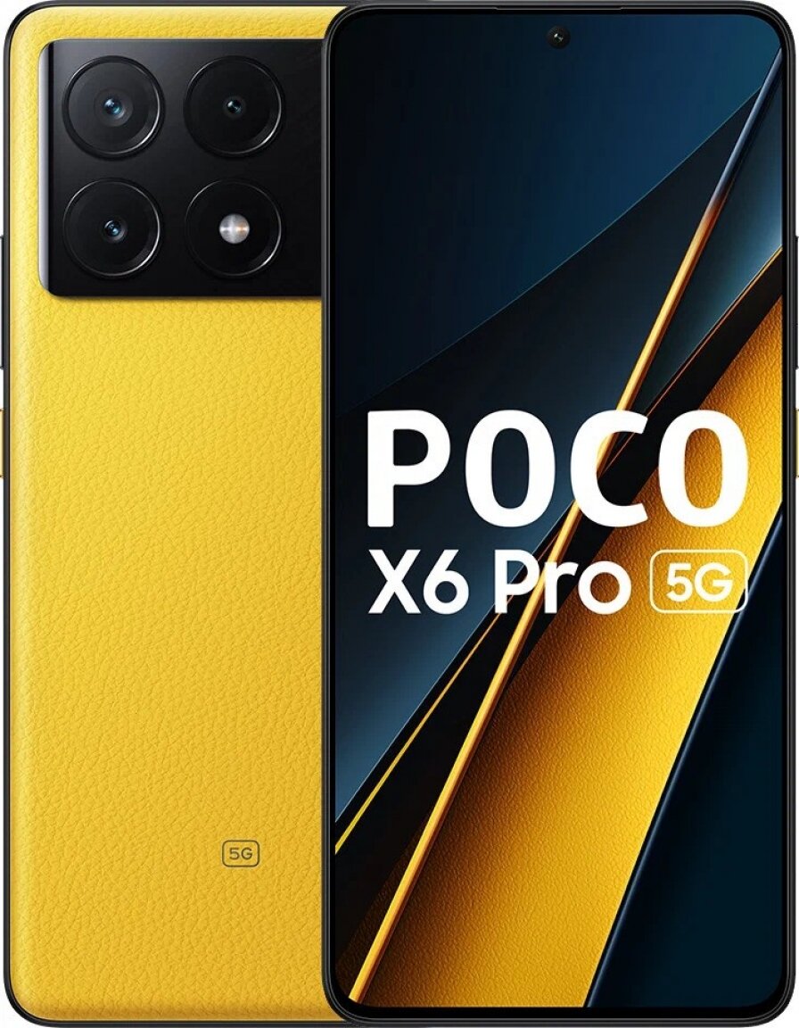 Смартфон Xiaomi Poco X6 Pro 5G, 12/512Gb Global, Yellow (NFC)