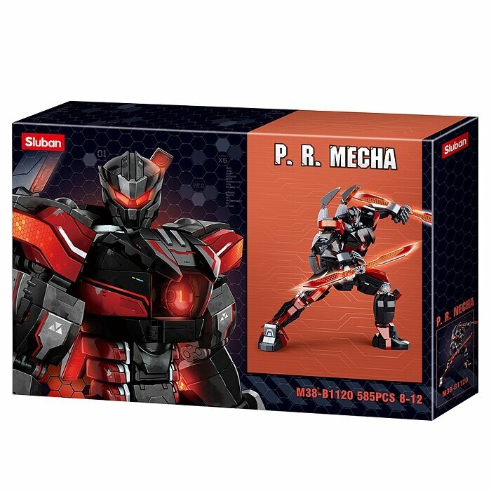 Конструктор Sluban "Робот", 585 деталей, пластик