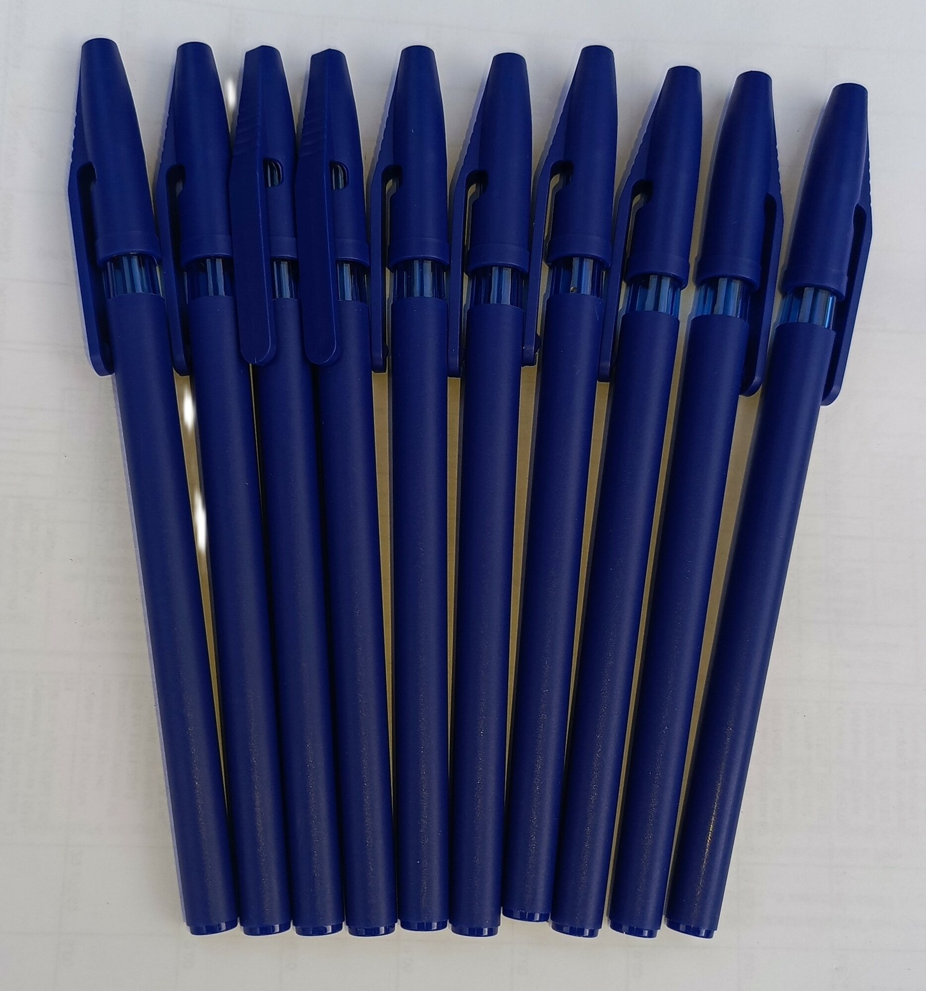 Ручка шариковая антд синяя  синяя паста 10 штук