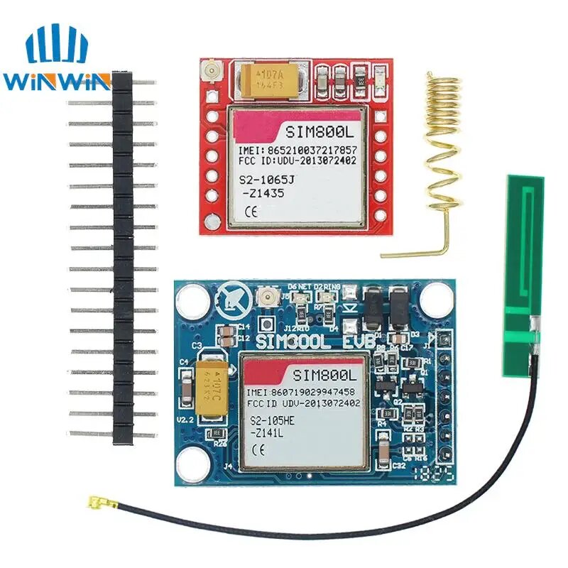 SIM800L GSM модуль AITEWIN ROBOT, SIM800L Blue 2 — фото 1
