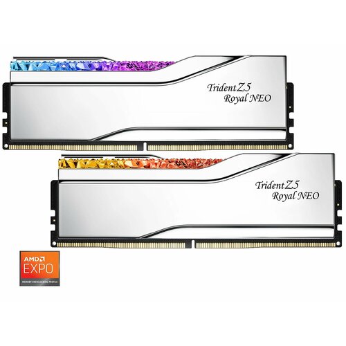 GSKILL Trident Z5 Royal Neol Series 32 ГБ 2 x 16 ГБ 288-контактный ПК RAM DDR5 6000 PC5 48000 Модель памяти для настольного компьютера F5-6000J2836G16GX2-TR5NS 22724₽