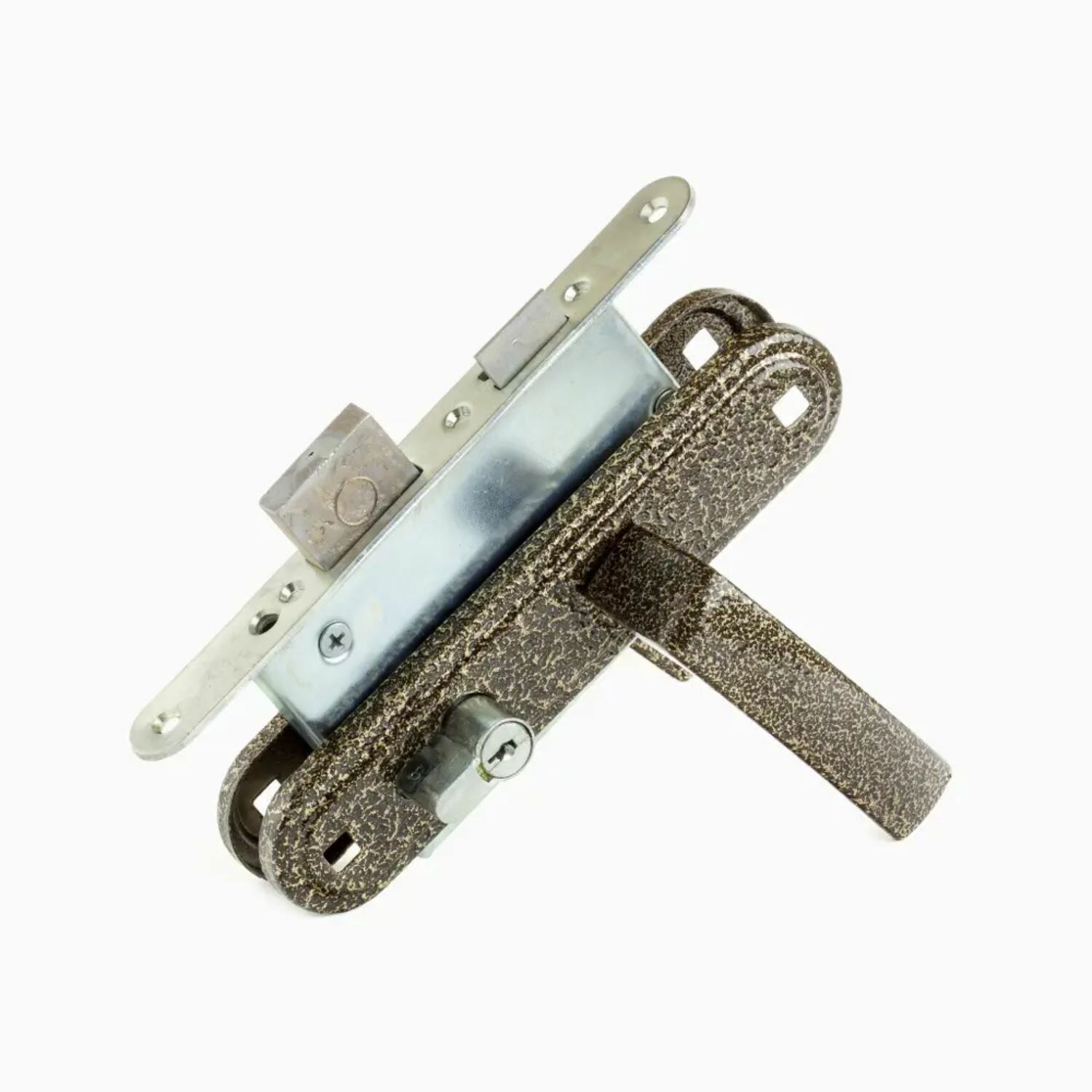 Замок врезной Зенит ЗВ4-3.05 (цвет бронза), цилиндровый, 4 ключа — фото 1