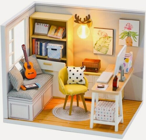 Изображение товара Румбокс книжный, интерьерный конструктор MiniHouse Моя комната - мои правила!