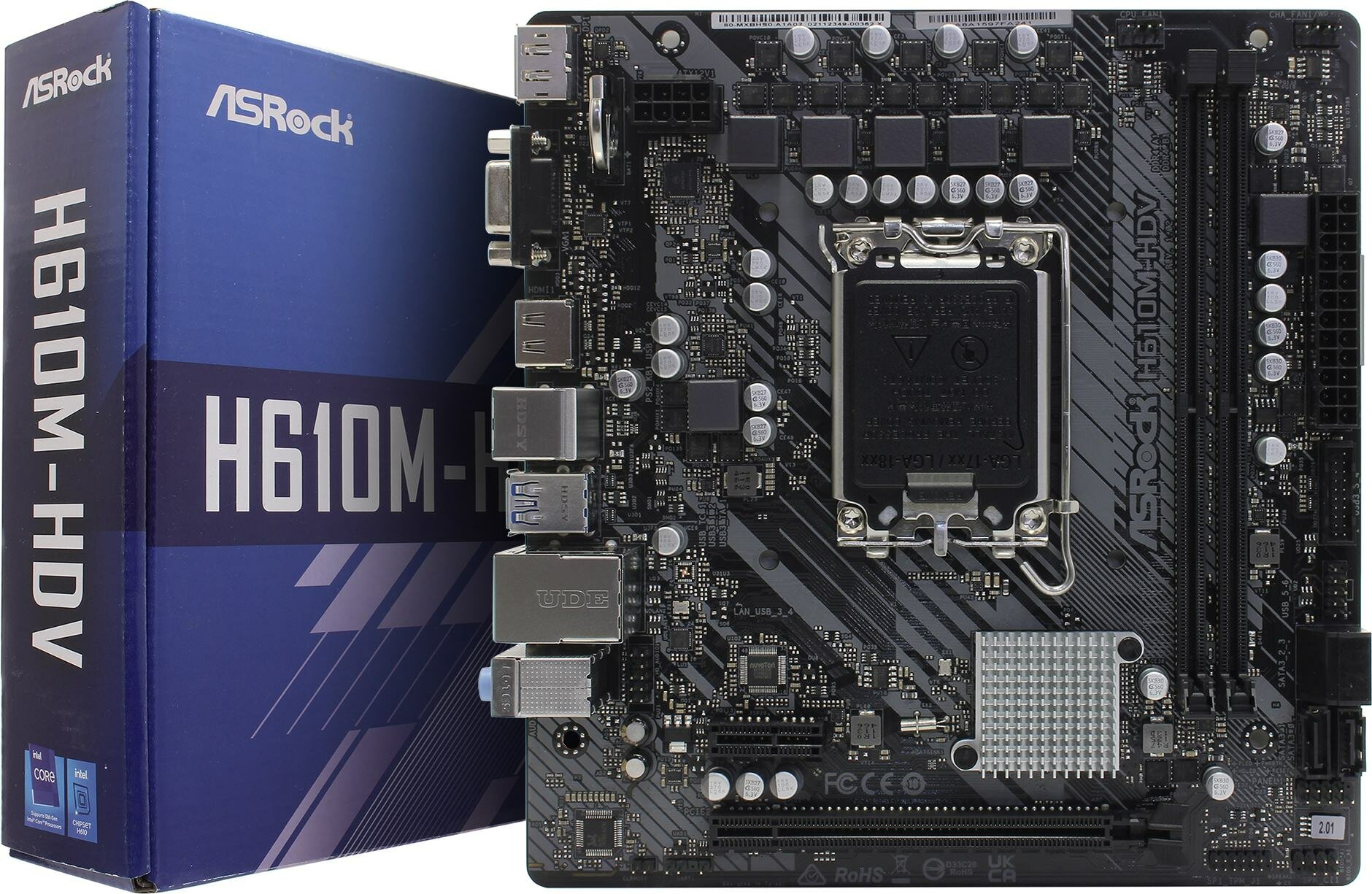 Материнская плата mATX ASRock - фото №1