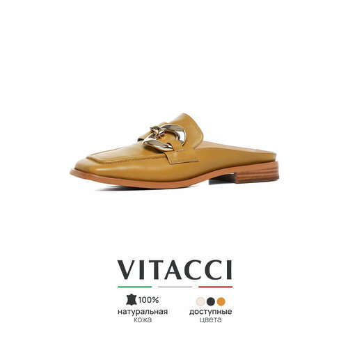 фото Мюли vitacci, размер 35, желтый
