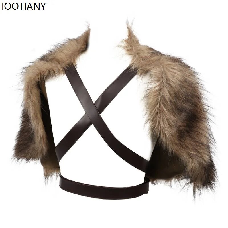 IOOTIANY Косплей накидка из искусственного меха