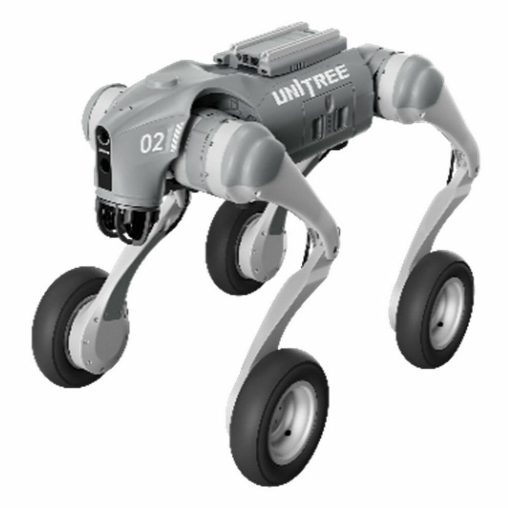 Unitree Бионический четырехопорный колесный робот бренда Unitree модели Go2-W версии Smart Edition Go 2