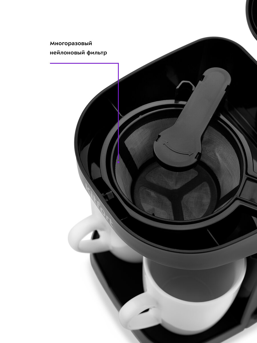 Кофеварка Kitfort КТ-764 — фото 1