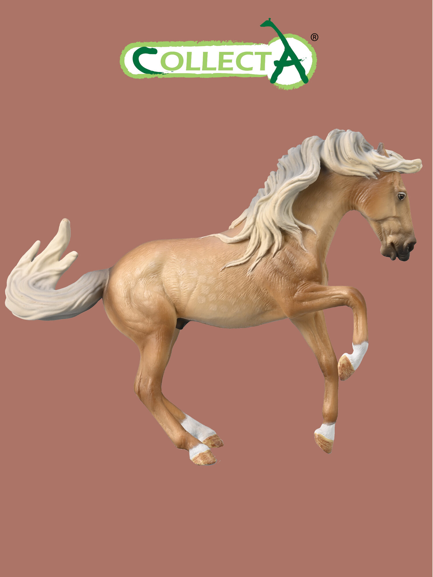 Фигурка животного Collecta Лошадь жеребец Лузитано темно-соловый, 80003b