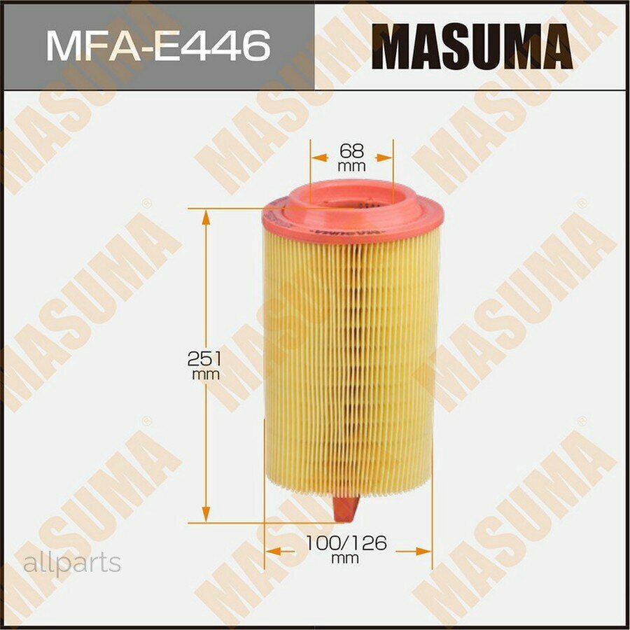 MASUMA MFA-E446 Фильтр воздушный MERCEDES-BENZ C-CLASS (W203) MASUMA MFA-E446