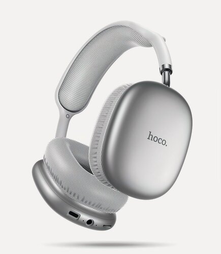 Изображение товара Наушники беспроводные Hoco / Bluetooth 5.3 / MP3-плеер / AUX / Встроенный микрофон / Слот для карты памяти Micro SD