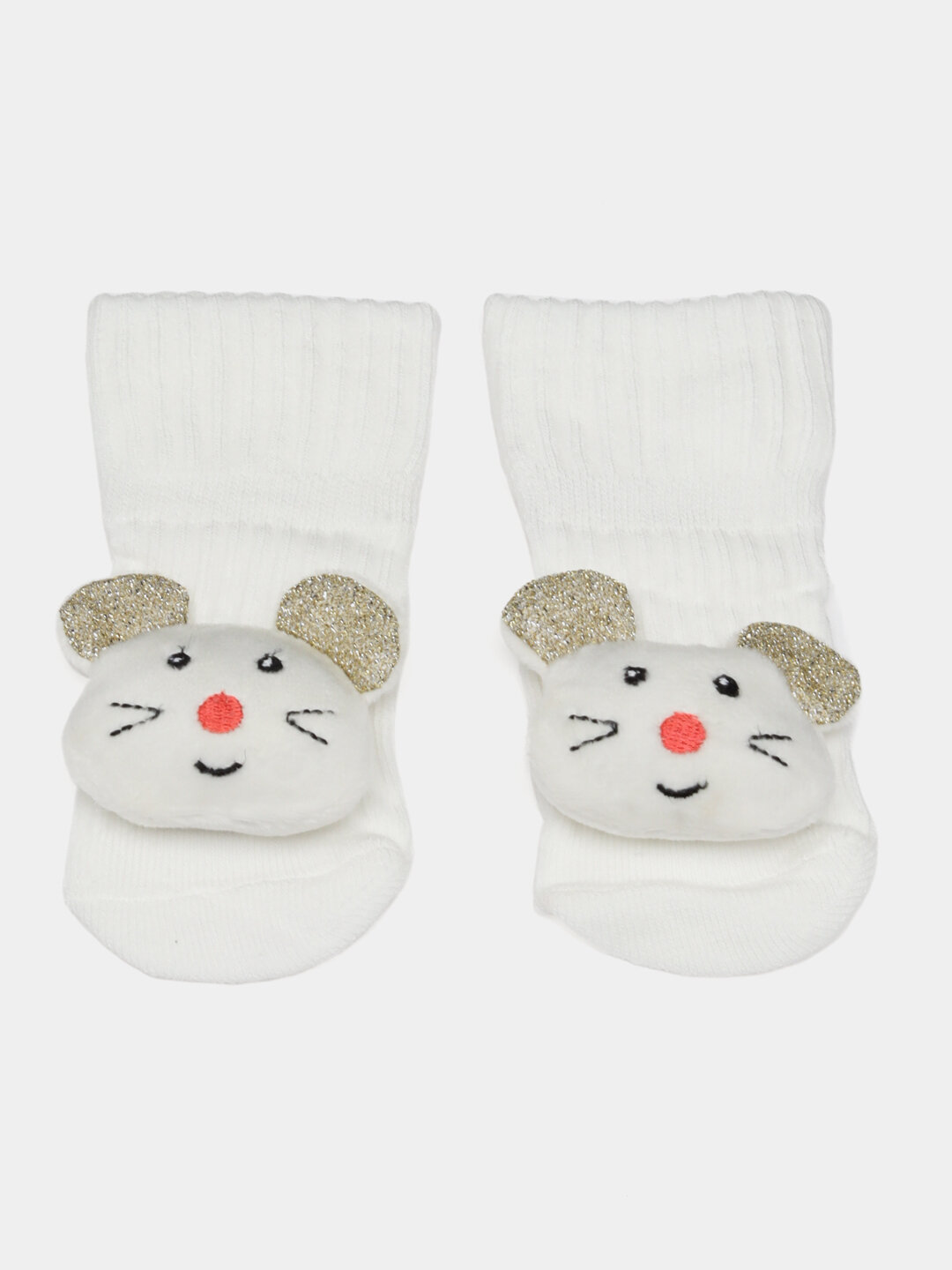 Носки 2 пары, размер 3-18, белый — фото 1