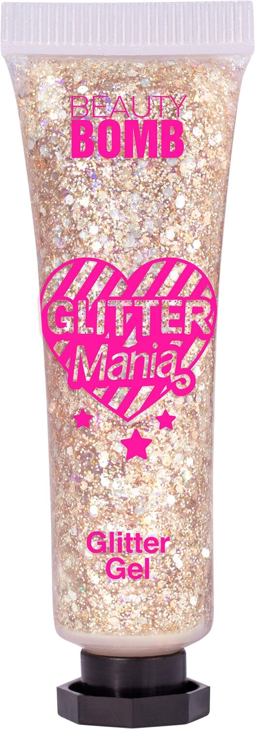 Глиттер гель для лица Beauty Bomb Glitter Mania тон 03