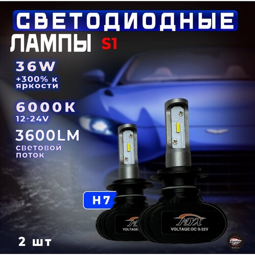 Светодиодные лампы S1 / Автолампы 2 шт / Led лампы 12V