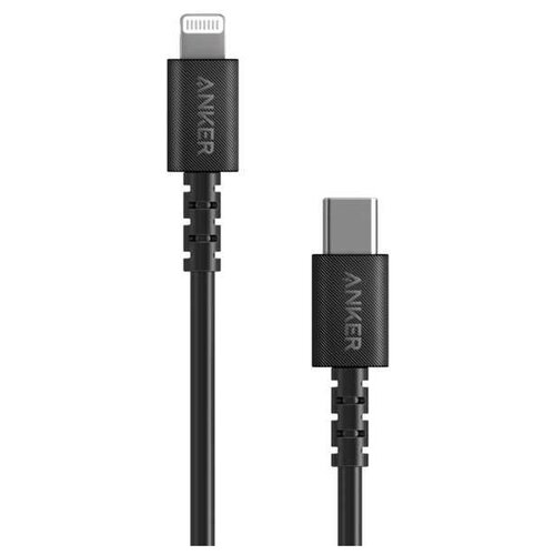 Кабель ANKER PowerLine Select USB-C - Lightning MFI (A8612G/A8613G), 0.9 м, 1 шт., черный аксессуар anker powerline select usb c lightning 90cm a8617g11 bk