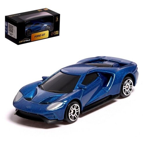 Машина металлическая ТероПром 7335840 FORD GT, 1:64, цвет синий