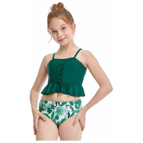 фото Трусы , размер 116, белый, зеленый нет бренда