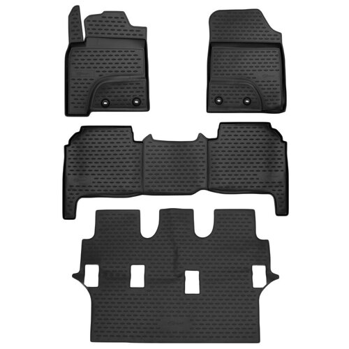 фото Коврики в салон toyota land cruiser 200, 2012-2015, 4 шт. (пу, повышенная износостойкость) format