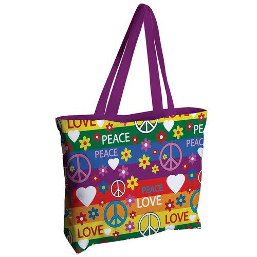 фото Сумка joyarty, текстиль, фиолетовый